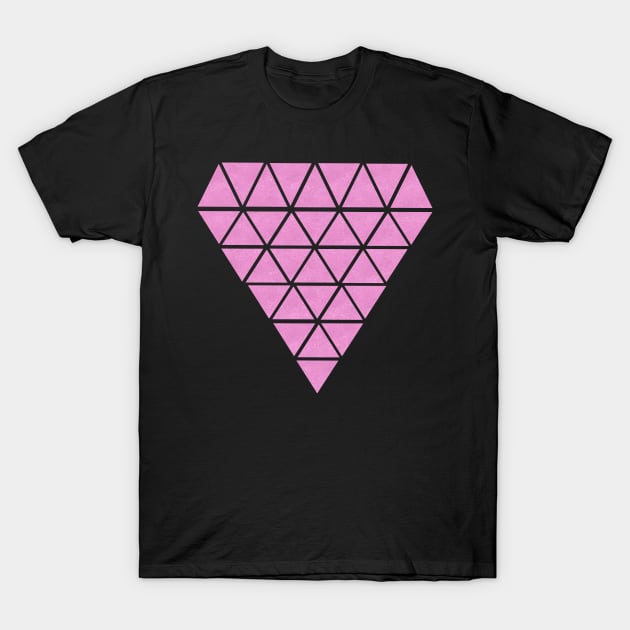 Pink Diamond T-Shirt by MarieStar